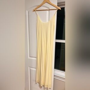 Massimo Dutti Cream Maxi Dress